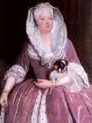 antoine pesne Portrait of Sophie Dorothea von Preuben oil on canvas